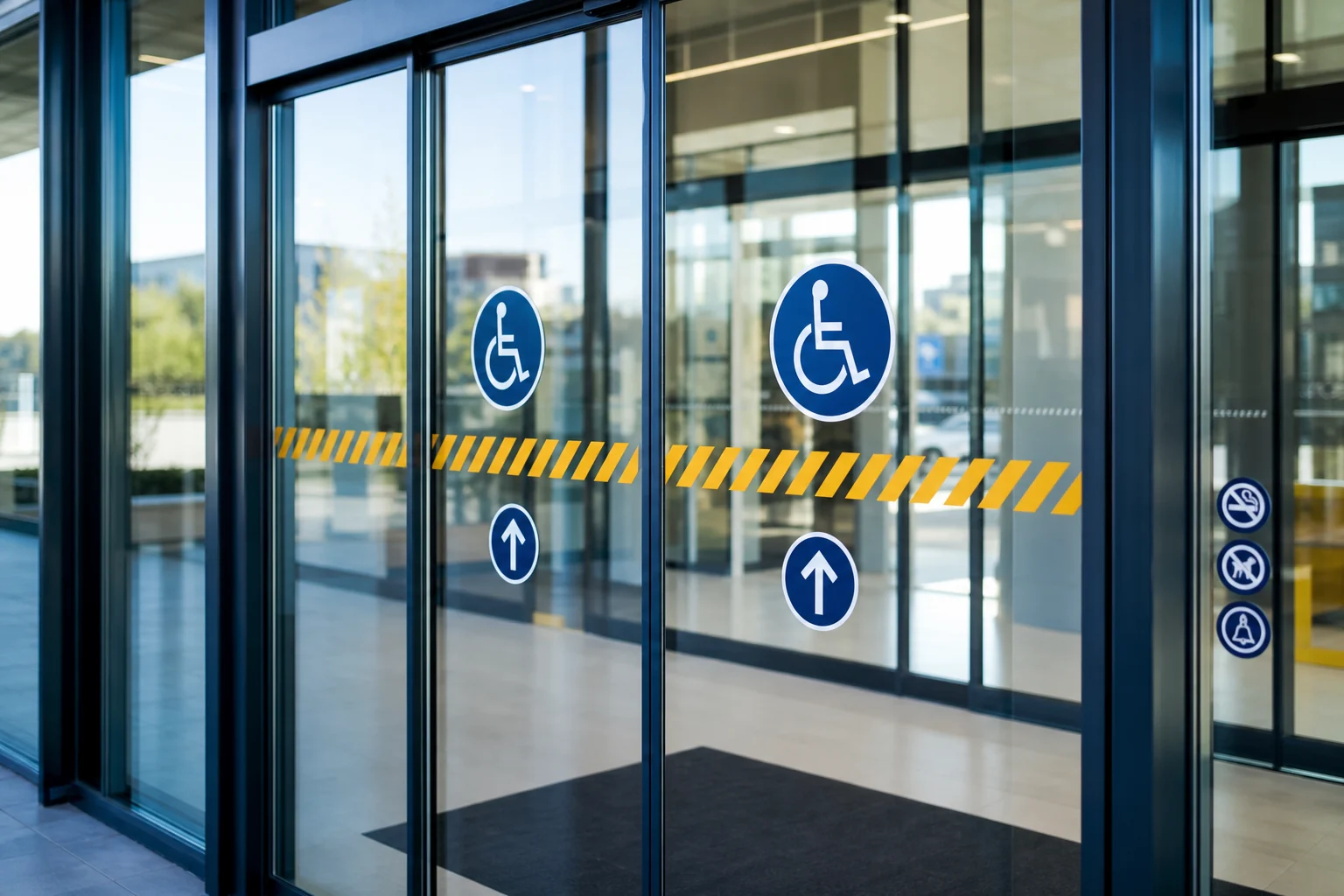 Finished Safety & Compliance Decals installation example